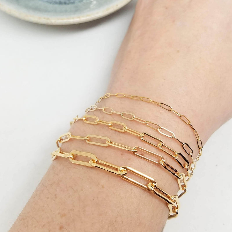 Ladies Large Link Chain Bracelet | 9ct Gold – Gear Jewellers