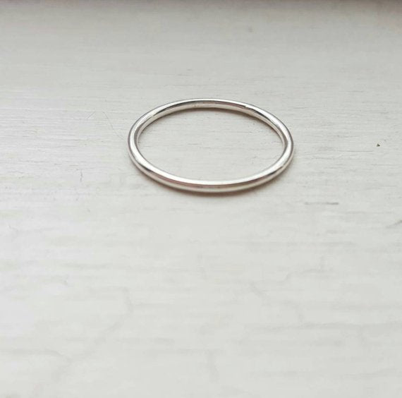 Dainty Stacking Ring - Sterling Silver – Ruth Ryan